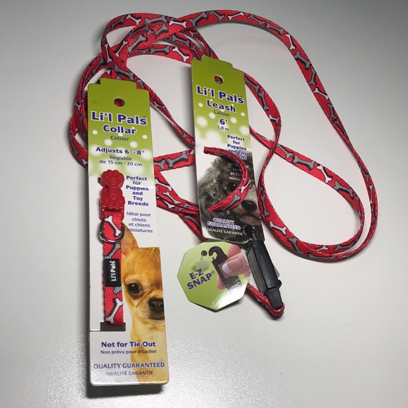LI'L PALS Matching Collar & Leash Set (2) - Picture 3 of 13